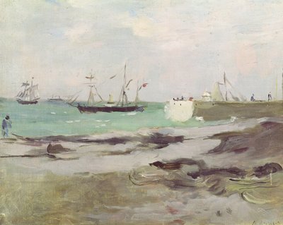 The Entrance to the Port of Boulogne, 1880 by Berthe Morisot